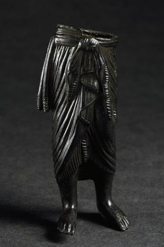 Giclee Print: Bronze Figure with Draped Skirt: 18x12in