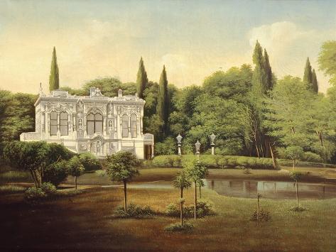 Giclee Print: Ihlamur Palace in Istanbul, Turkey 19th Century: 12x9in