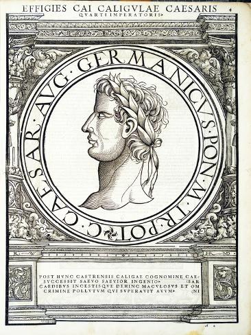 Giclee Print: Caius Caligula by Hans Rudolf Manuel Deutsch: 12x9in