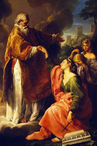 Giclee Print: San Marino Raises the Republic by Pompeo Batoni: 18x12in