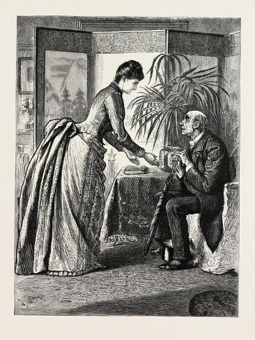 Giclee Print: The Old Man and the Lady, 1888 by George L. Du Maurier: 12x9in