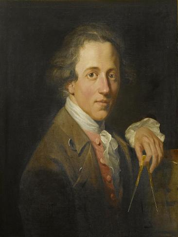 Giclee Print: Portrait of a Young Artist (John Soane), 1776 by Christopher William Hunneman: 12x9in