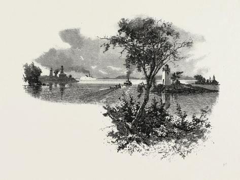 Giclee Print: The Upper Lakes, at Michipicoten Island, Canada, Nineteenth Century: 12x9in