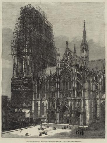 Giclee Print: Cologne Cathedral, Recently Finished after Six Centuries: 12x9in