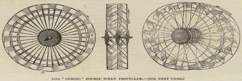 Giclee Print: The Coburg Double Screw Propeller: 24x8in