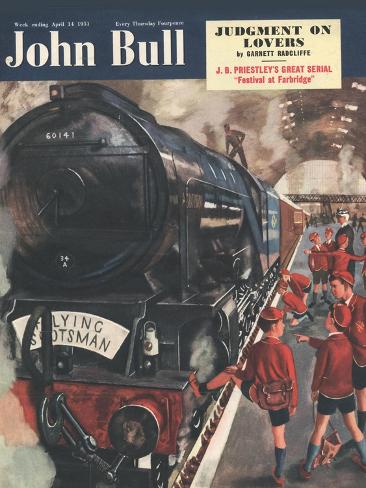 Giclee Print: Front Cover of 'John Bull', April 1951: 12x9in