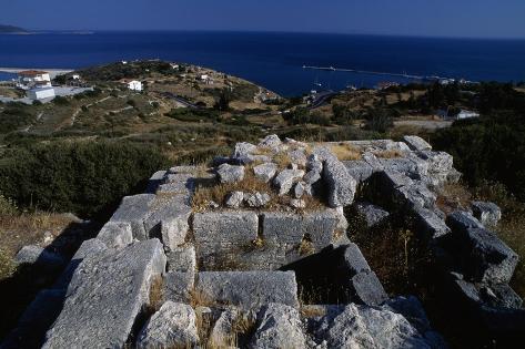 Giclee Print: Ruins of Hellenistic Walls, Samos Island, Greece. Greek Civilization: 18x12in