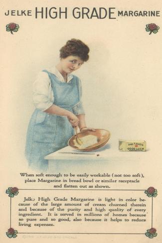 Giclee Print: How to Colour Jelke High Grade Margarine for Your Family Table, 1916: 18x12in