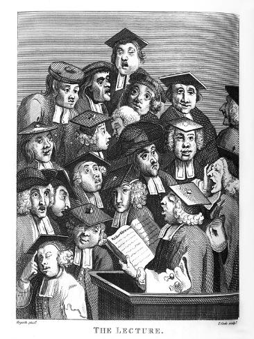 Giclee Print: The Lecture by William Hogarth by William Hogarth: 12x9in