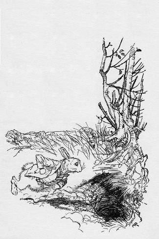 Giclee Print: Alice 's Adventures in Wonderland by Lewis Carroll by Arthur Rackham: 18x12in