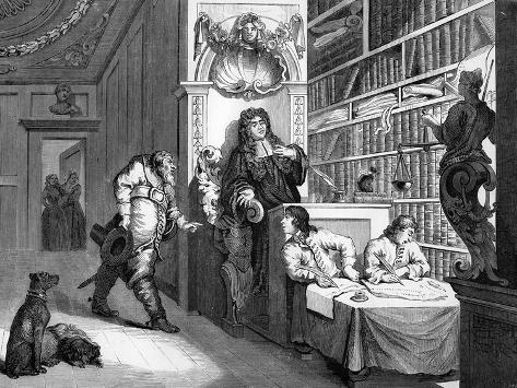 Giclee Print: Hudibras by William Hogarth by William Hogarth: 12x9in
