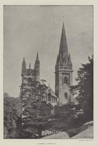 Giclee Print: Llandaff Cathedral: 18x12in