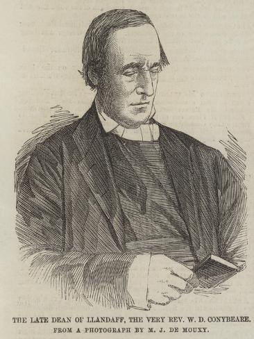 Giclee Print: The Late Dean of Llandaff, the Very Reverend W D Conybeare: 12x9in