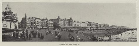 Giclee Print: Ostend in the Season: 24x8in