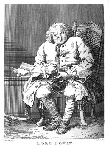 Giclee Print: Lord Lovat by William Hogarth by William Hogarth: 12x9in
