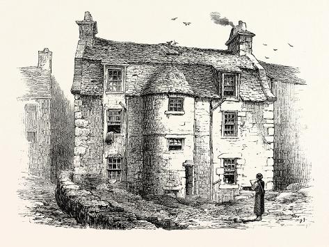 Giclee Print: Edinburgh: the House Where David Roberts Was Born: 12x9in