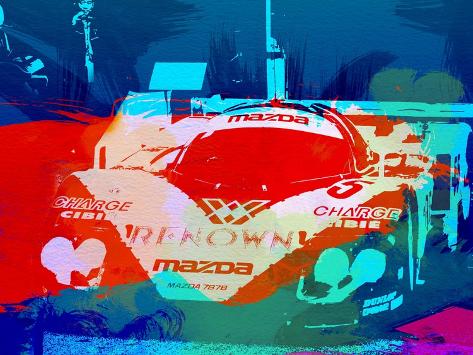 Art Print: Mazda Le Mans by NaxArt: 12x9in