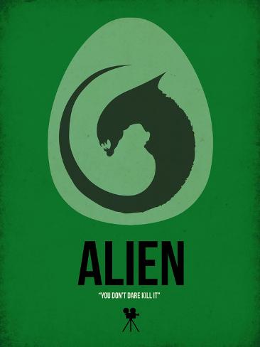 Art Print: Alien by David Brodsky: 12x9in