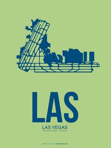 Art Print: Las Las Vegas Poster 2 by NaxArt: 12x9in