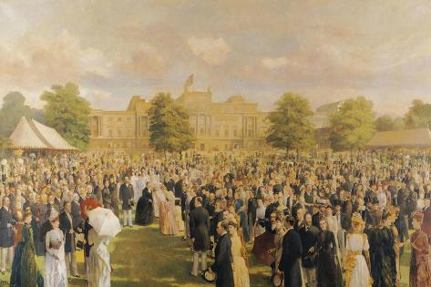 Giclee Print: Queen Victoria's Jubilee Garden Party, circa 1897 by Frederick Sargent: 18x12in