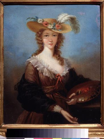 Premium Giclee Print: Autoportrait (Self Portrait). Peinture De Marie Louise Elisabeth Vigee Lebrun (1755-1842). Huile Su by Elisabeth Louise Vigee-Le