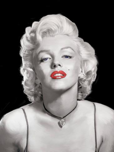 Art Print: Look of Love Blue Eyes by Jerry Michaels: 12x9in