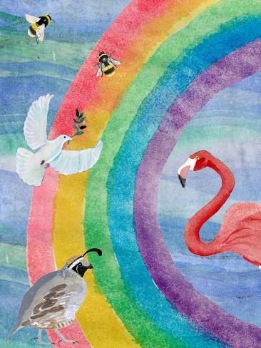Art Print: Noah's Ark I by Alicia Ludwig: 12x9in
