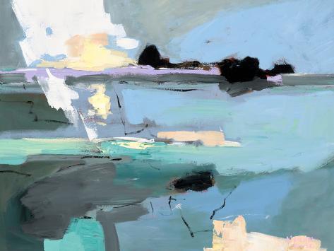 Art Print: Abstract Thought 23 August by Meredith Howse: 12x9in