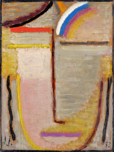 Photographic Print: Abstract Head by Alexej Von Jawlensky by Fine Art: 12x9in