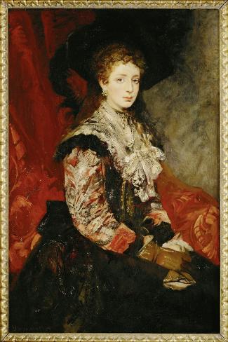 Premium Giclee Print: Clothilde Beer … (Painting on Canvas) by Hans Makart: 30x20in