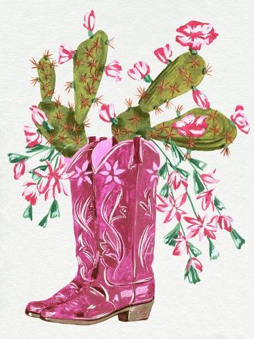 Art Print: Desert Boots II by Melissa Wang: 12x9in