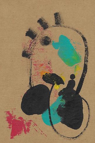 Giclee Print: Vibrant Abstraction by Santhosh ch: 18x12in