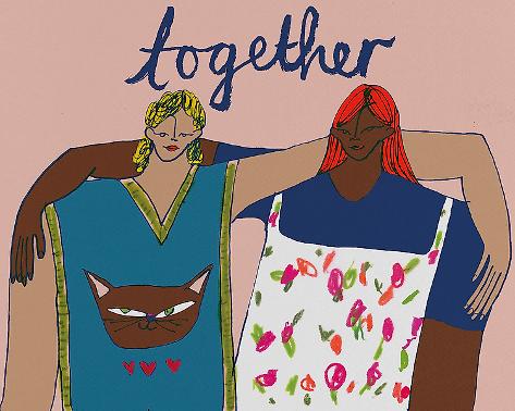 Giclee Print: Inspiring Ideas - Together by Chloe Watts: 32x40in