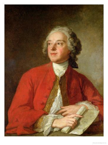 Giclee Print: Pierre Augustin Caron De Beaumarchais by Jean-Marc Nattier: 24x18in