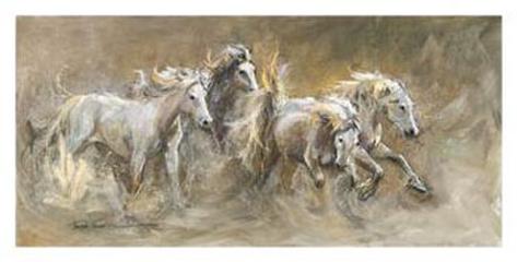 Giclee Print: Gold Rush by Dawn Emerson: 18x36in