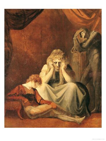 Giclee Print: Here I and Sorrow Sit, Act II Scene I of King John by William Shakespeare 1783 by Henry Fuseli: 24x18in