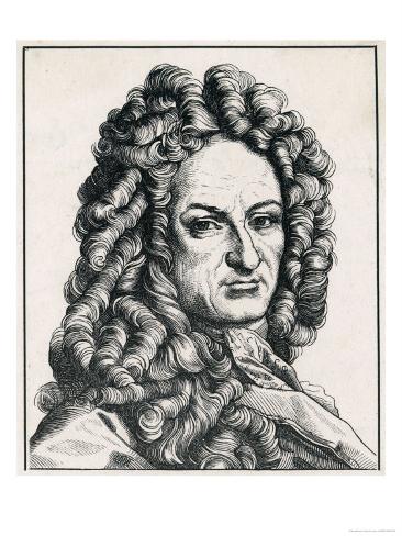 Giclee Print: Gottfried Wilhelm Von Leibniz German Philosopher: 24x18in