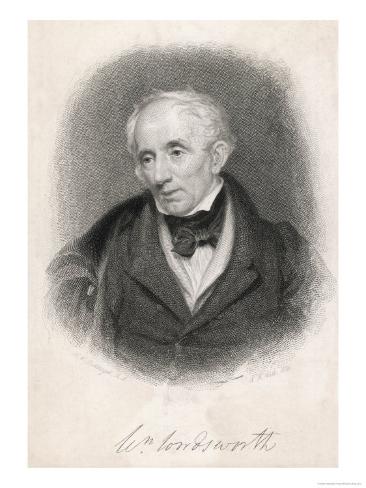 Giclee Print: William Wordsworth English Poet in 1836 Art Print: 24x18in