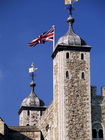 Photographic Print: Poster of White Tower, Tower of London by John Miller: 24x18in