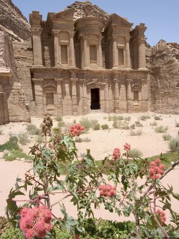 Photographic Print: The Monastery, Petra Poster by Christian Kober: 24x18in