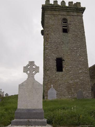 Photographic Print: Poster of Knight Templars Church, Templetown by Sergio Pitamitz: 24x18in