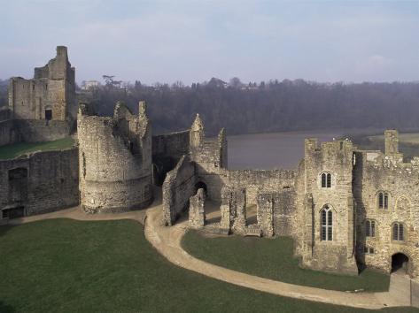 Photographic Print: Chepstow Castle, Wales, United Kingdom Poster by Adam Woolfitt: 24x18in