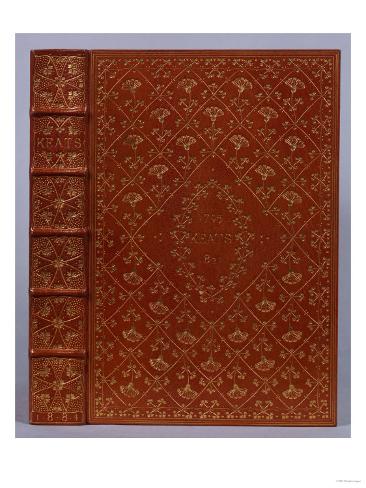 Giclee Print: A Brown Morocco Gilt Binding by T.J. Cobden-Sanderson of 'The Poetical Works of John Keats', 1889 by Henry Thomas Alken: 24x18in
