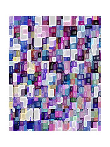 Art Print: Wall Of Color Poster by Ruth Palmer: 12x9in