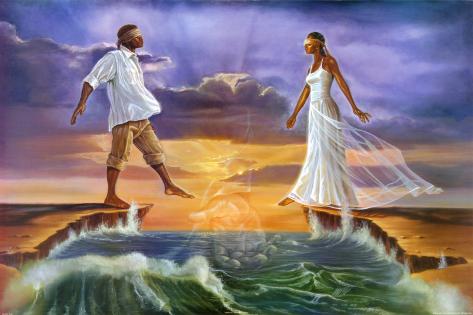 Art Print: Step Out on Faith Wall Art by Kevin A. Williams by Kevin A. Williams: 24x36in