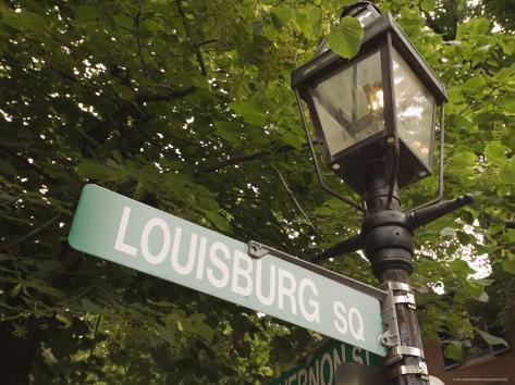 Photographic Print: Louisburg Square, Beacon Hill Poster by Amanda Hall: 24x18in
