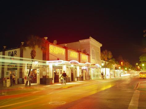 Photographic Print: Sloppy Joe's Bar, Key West Poster by Amanda Hall: 24x18in