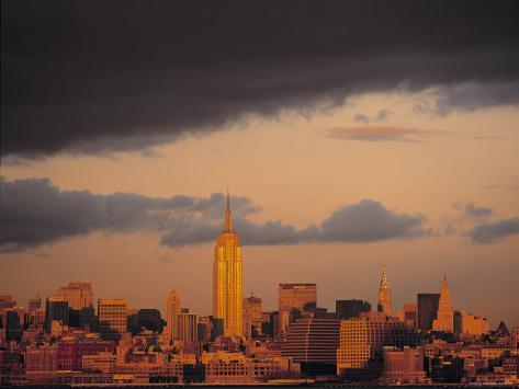 Photographic Print: Empire State Building, New York City Poster by Walter Bibikow: 24x18in