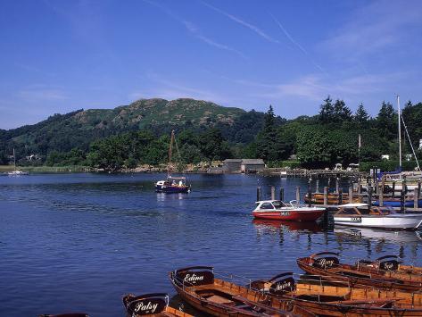 Photographic Print: Cumbria Windermere at Ambleside Poster: 24x18in