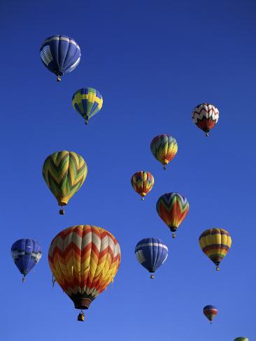 Photographic Print: Kodak Albuquerque International Balloon Fiesta New Mexico USA: 16x12in